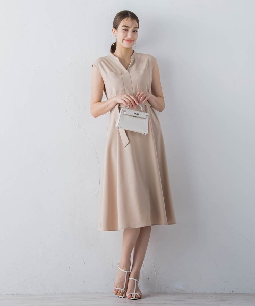 「ketty」 ノースリーブワンピース M ネイビー レディース_画像6