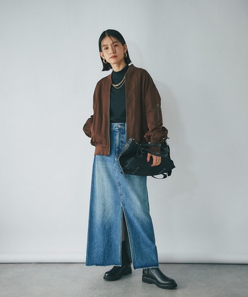 RIVE DROITE デニムスカート サイズ38 RIVE DROITE（リヴドロワ） デニムスカート 38 ブルー レディース