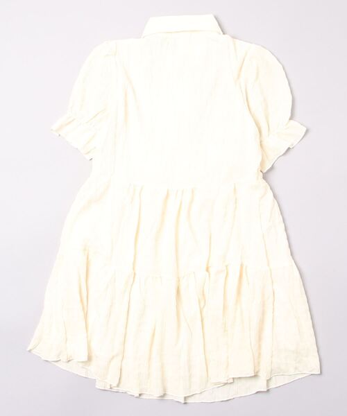 「Dream garden」 「YUGA」半袖ワンピース FREE オフホワイト レディース_画像2