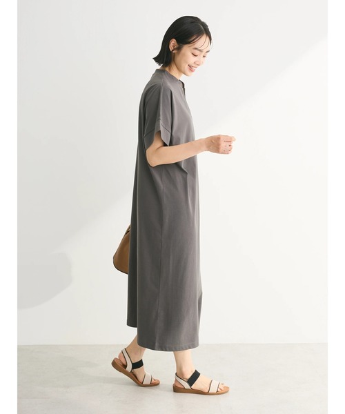 「Green Parks」 「chocol raffine robe」半袖ワンピース FREE ブルー レディース_画像3