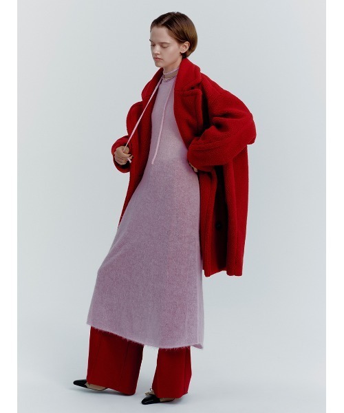 Mila Owen（ミラオーウェン） パンツ コーデュロイライク2タックワイド