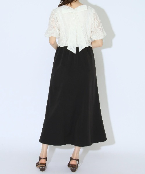 「WILLSELECTION」 ドッキングワンピース MEDIUM オフホワイト レディース_画像6