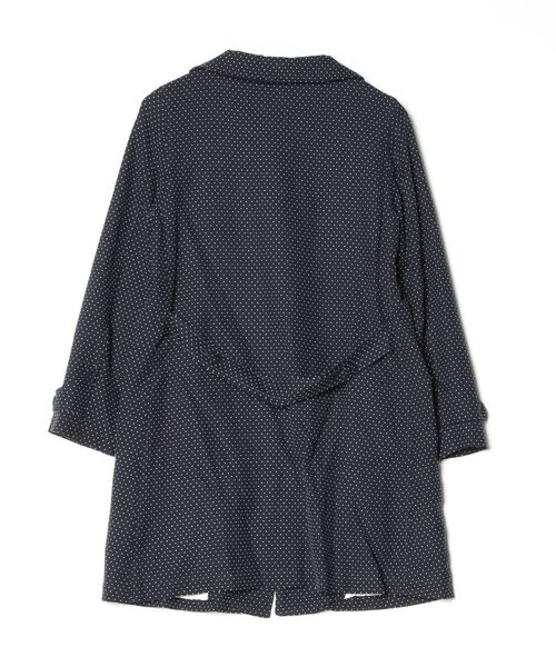 「BEAMS BOY」 コート - ネイビー レディース_画像2