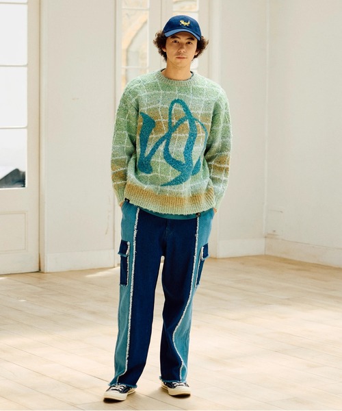 go slow caravan（ゴースローキャラバン） セーター ニット ゆったり