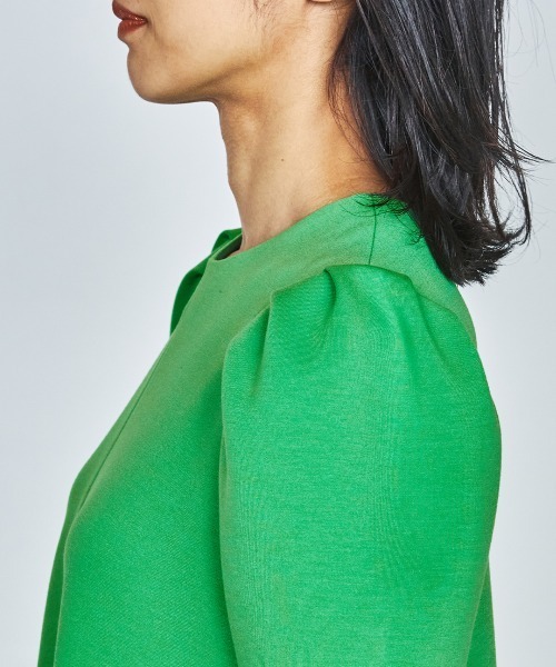 「DOUBLE STANDARD CLOTHING」 半袖ワンピース 36 グリーン レディース_画像7