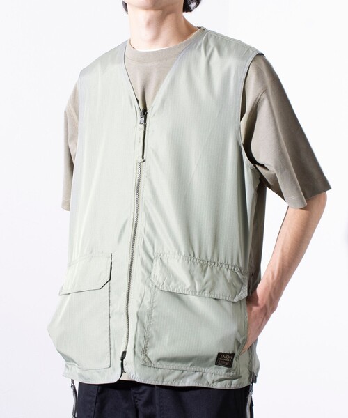 TAION（タイオン） ベスト M セージグリーン メンズ : ZOZOTOWN Yahoo