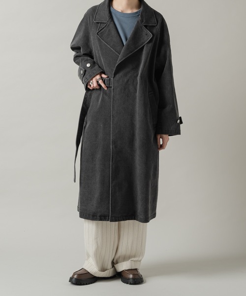 コットンギャバタイロッケンコート サイズ3（希少サイズ）19AW COMOLI