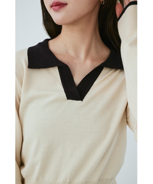 「MIEL CRISHUNANT」 長袖ニット FREE ブラック レディース_画像9