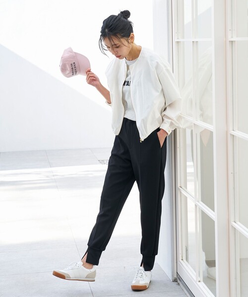 「UNFILO」 ナイロンブルゾン SMALL ブラック レディース_画像6