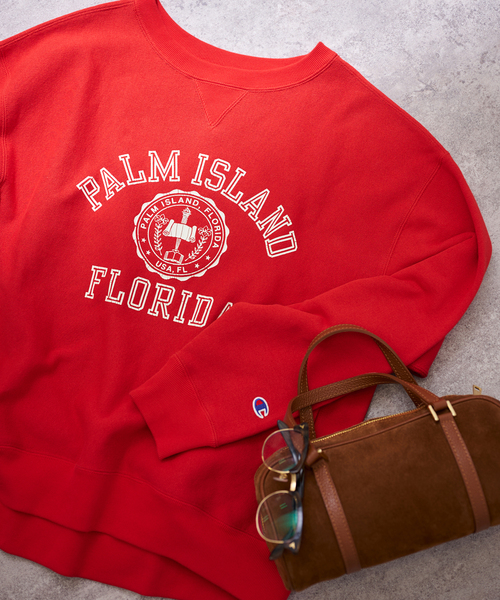 FRAMeWORK（フレームワーク） トレーナー スウェット Champion 別注