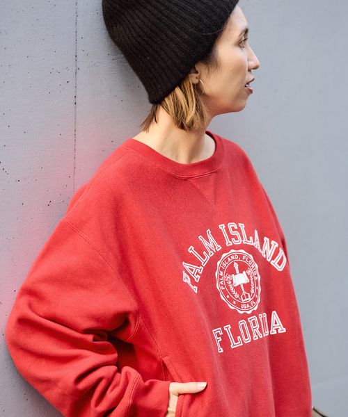 FRAMeWORK（フレームワーク） トレーナー スウェット Champion 別注