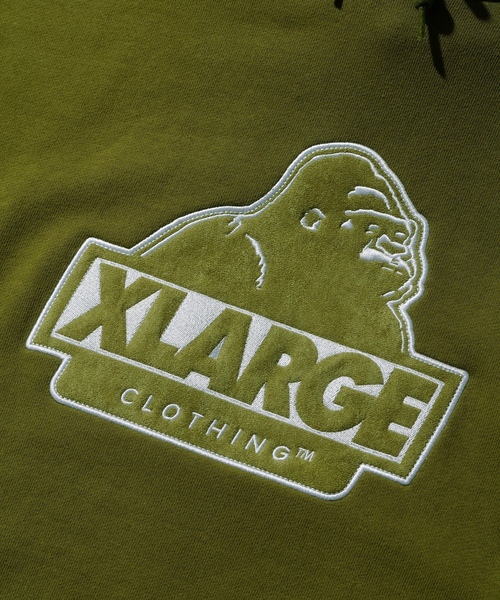 「XLARGE」 プルオーバーパーカー X-LARGE ネイビー メンズ_画像5