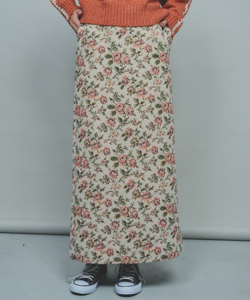 「Unitage」 ロングスカート FREE ブラウン レディース_画像3