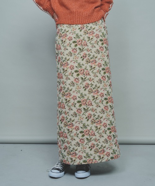 「Unitage」 ロングスカート FREE ブラウン レディース_画像4