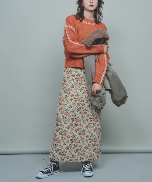 「Unitage」 ロングスカート FREE ブラウン レディース_画像9