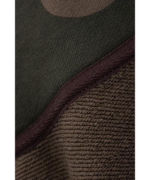 パーカー ジップフーディ｜Camouflage Cross Leather Patch Zip Hoodie｜SUPPLIER メンズ レディース