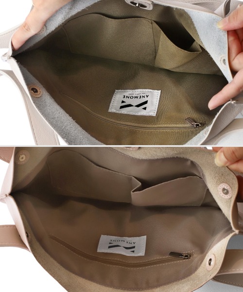 「ANEMONE」 トートバッグ FREE ブラック レディース_画像4