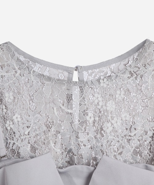 「DRESS PLUS」 7分袖カットソー L ネイビー レディース_画像4