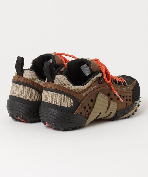 「MERRELL」 ローカットスニーカー 7.5 ブラック×カーキ メンズ_画像2