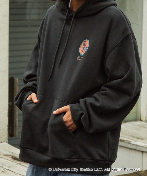 「MONO-MART」 プルオーバーパーカー L スミクロ メンズ_画像6