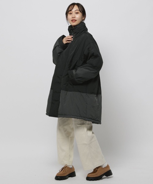 niko and…（ニコアンド） コート LARGE アイボリー レディース