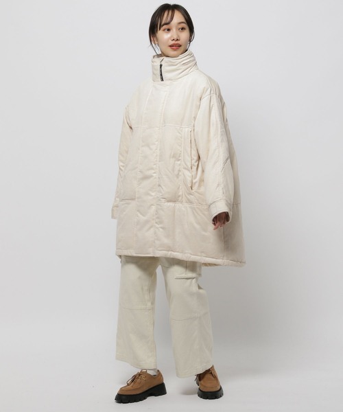 niko and…（ニコアンド） コート LARGE アイボリー レディース
