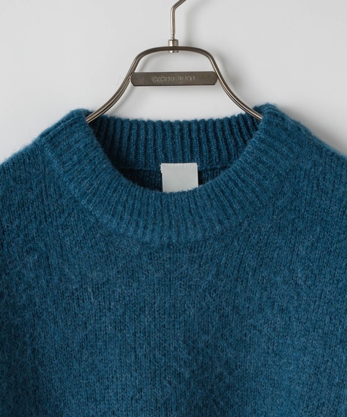 「Casper John」 長袖ニット MEDIUM グレー メンズ_画像3