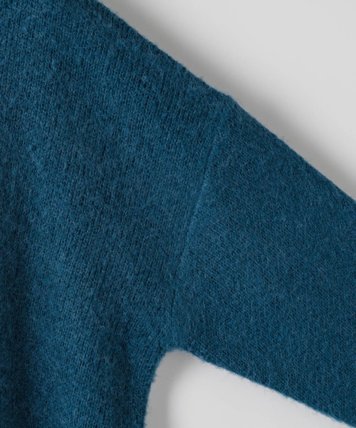 「Casper John」 長袖ニット MEDIUM グレー メンズ_画像5