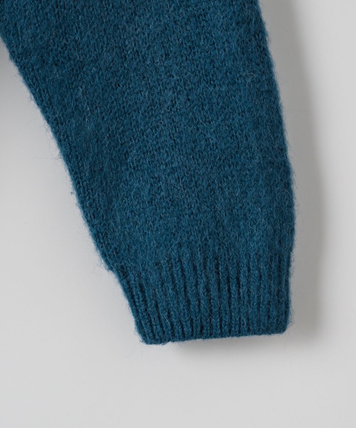 「Casper John」 長袖ニット MEDIUM グレー メンズ_画像7