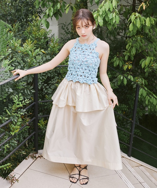 「LE TALON」 ヒールサンダル MEDIUM シルバー レディース_画像5