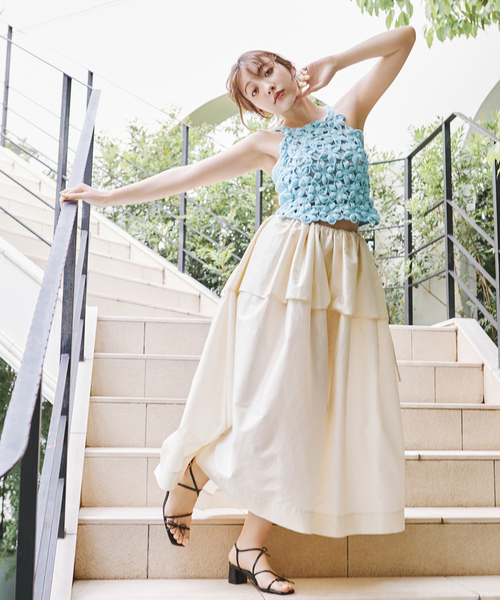 「LE TALON」 ヒールサンダル MEDIUM シルバー レディース_画像6