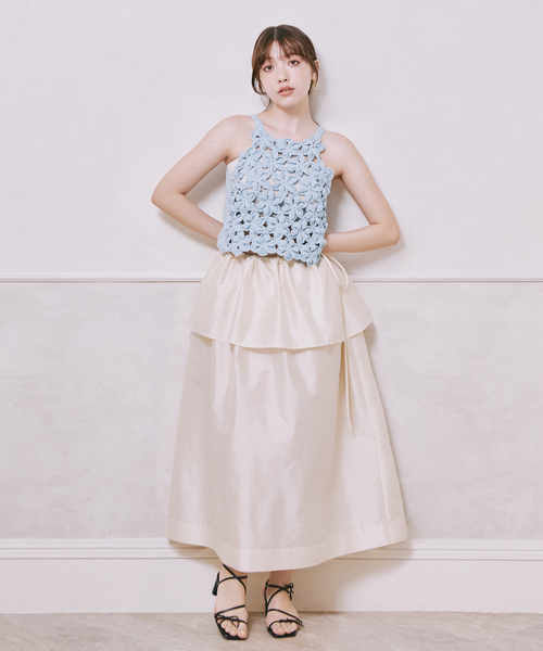 「LE TALON」 ヒールサンダル MEDIUM シルバー レディース_画像8