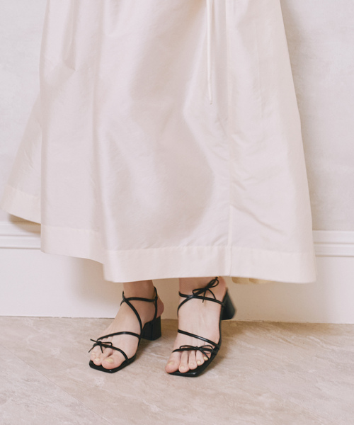 「LE TALON」 ヒールサンダル MEDIUM シルバー レディース_画像9