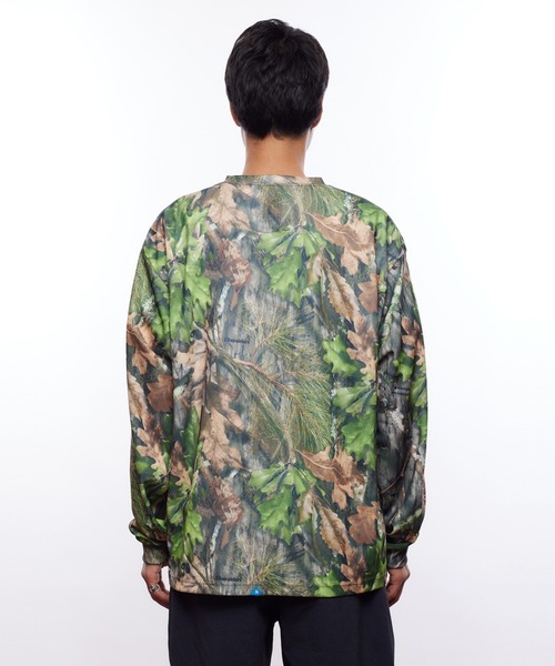 Liberaiders（リベレイダース） tシャツ CAMO L/S DRY TEE ラバーロゴ