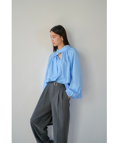 「DRWCYS」 長袖ブラウス FREE サックスブルー レディース_画像5