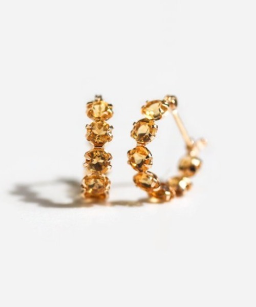 「cui-cui」 ピアス(両耳用) FREE イエロー レディース_画像3