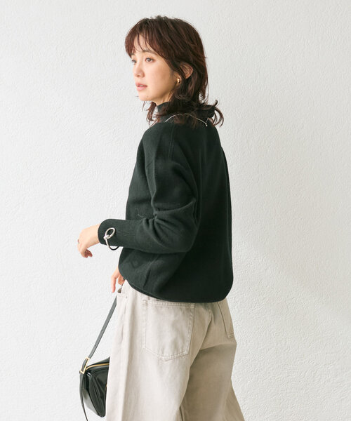 「RIVE DROITE」 長袖ニット FREE オフホワイト レディース_画像7