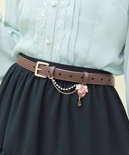 axes femme POETIQUE ベルト ストロベリーフォンデュベルト レディース