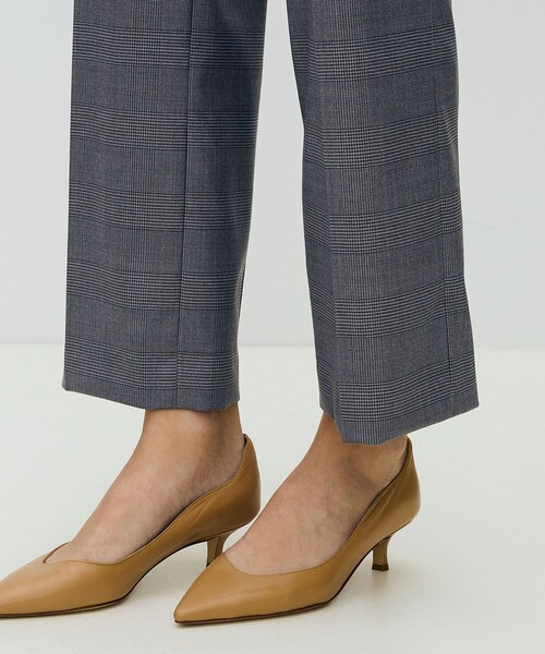 TOMORROWLAND collection パンツ シャドウブルー ストレートパンツ