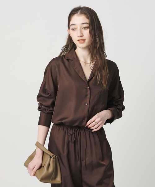 UNITED ARROWS（ユナイテッドアローズ） ブラウス シャツ シルクライク
