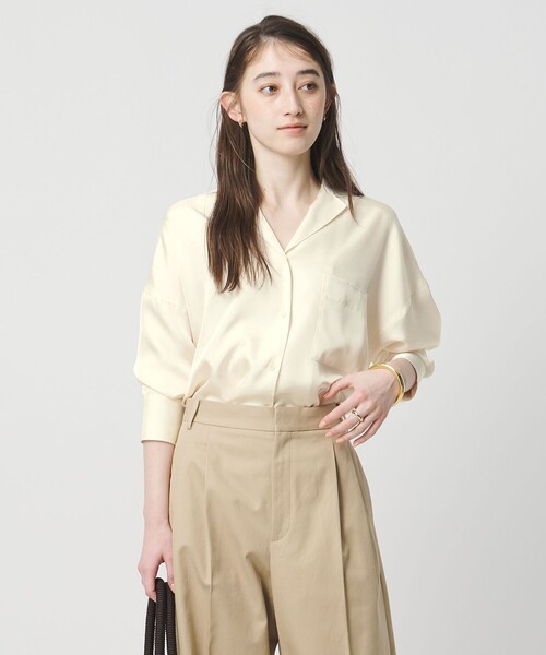 UNITED ARROWS（ユナイテッドアローズ） ブラウス シャツ シルクライク