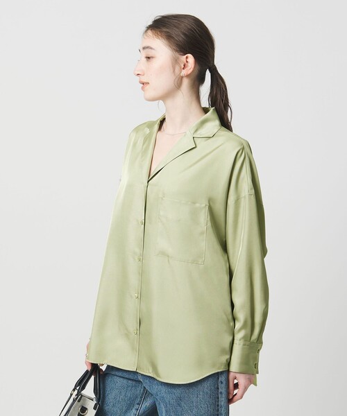 UNITED ARROWS（ユナイテッドアローズ） ブラウス シャツ シルクライク