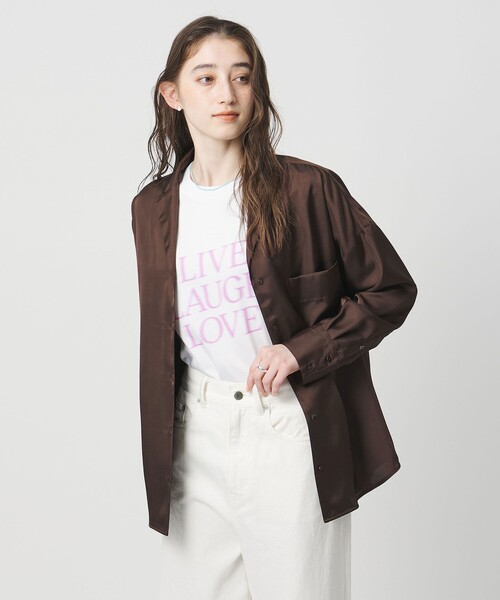 UNITED ARROWS（ユナイテッドアローズ） ブラウス シャツ シルクライク