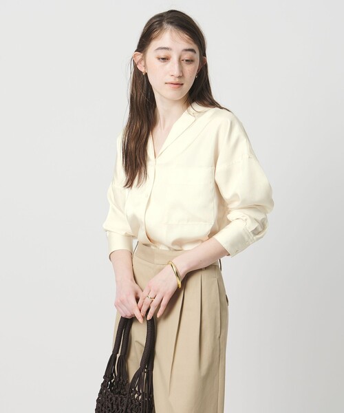 UNITED ARROWS（ユナイテッドアローズ） ブラウス シャツ シルクライク