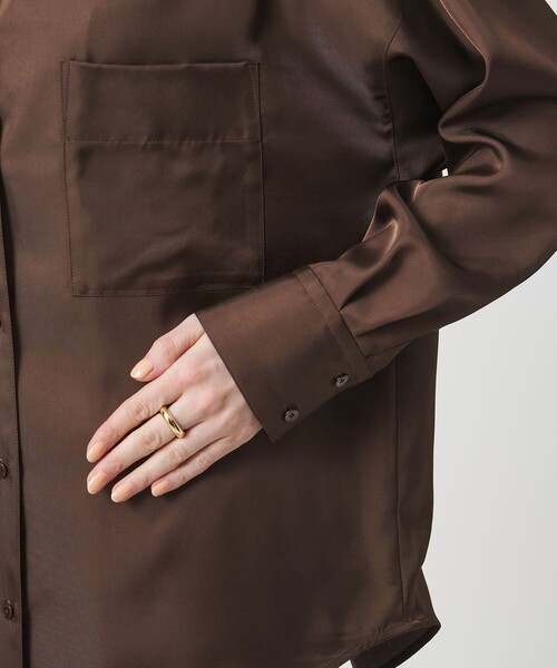 UNITED ARROWS（ユナイテッドアローズ） ブラウス シャツ シルクライク