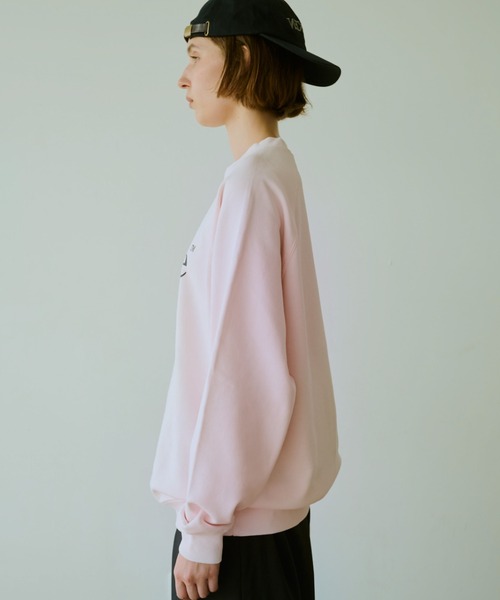 「BROKEN BASE」 スウェットカットソー MEDIUM ネイビー メンズ_画像5