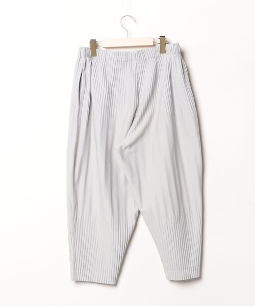 Homme Plisse オムプリッセ パンツ ライトグレー【Size3】 中古・古着通販】HOMME PLISSE ISSEY MIYAKE (オム プリッセ イッセイ