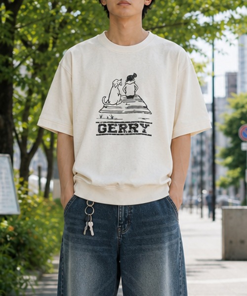 GERRY（ジェリー） tシャツ 「ag」「GERRY/ジェリー」冷感スラブ天竺