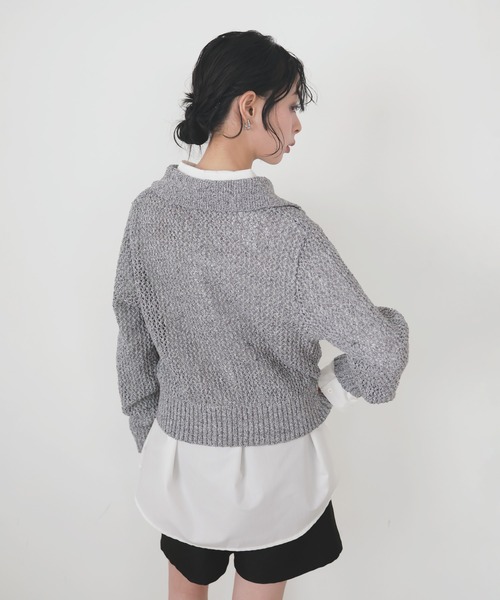 未使用^_^BY★メッシュポロニット PENNEYS 別注 TheFOX メッシュ ポロニット