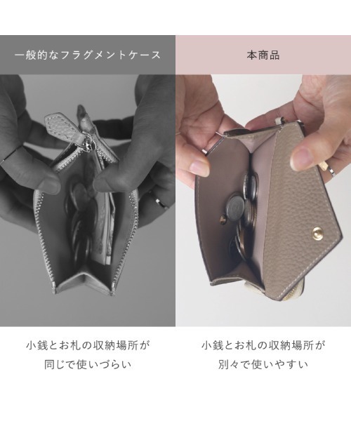 LASIEM（ラシエム） 財布 フラグメントケース ミニ財布 レディース 本